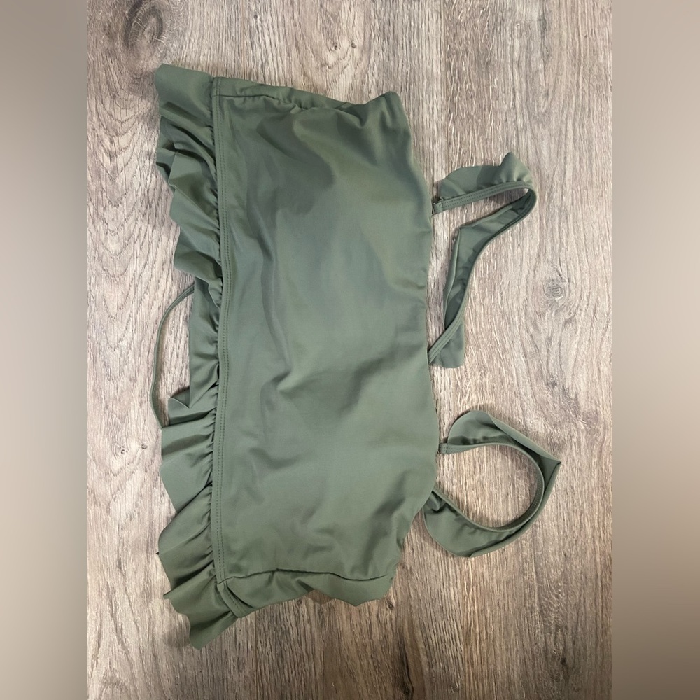 Green swim top